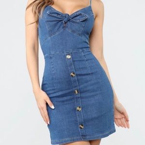 Denim dress